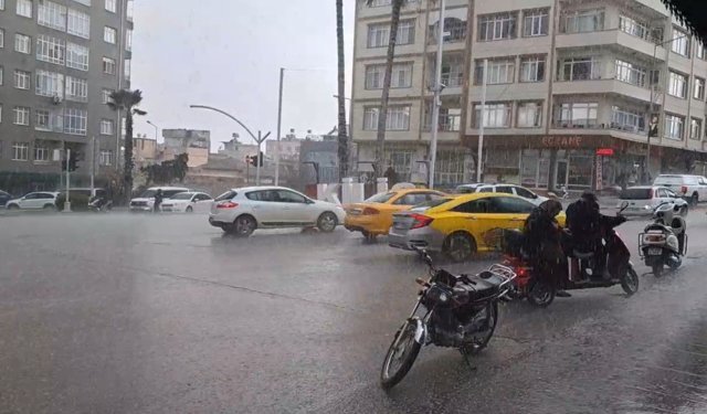Kilis'te kuvvetli yağış etkili oldu