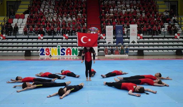 Kırıkkale'de 23 Nisan etkinlikleri renkli görüntülere sahne oldu