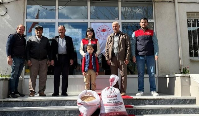 Kırklareli'de aspir ve nohut tohumları üreticiyle buluştu