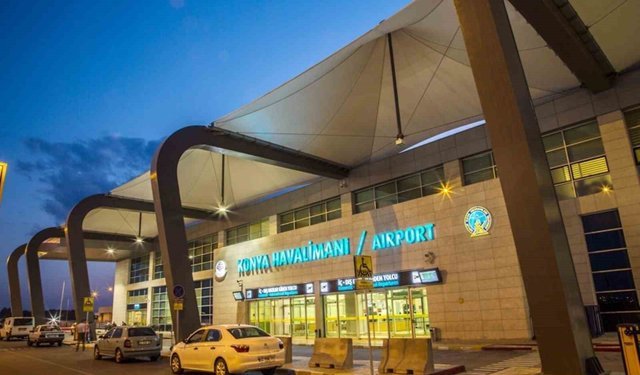 Konya Havalimanı mart ayında 76 bin 294 yolcuya hizmet verdi