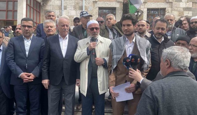 Konya'da İsrail'in aldığı idam kararına tepki