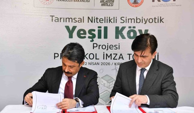KOP destekli 'Yeşil Köy' projesi için imzalar atıldı