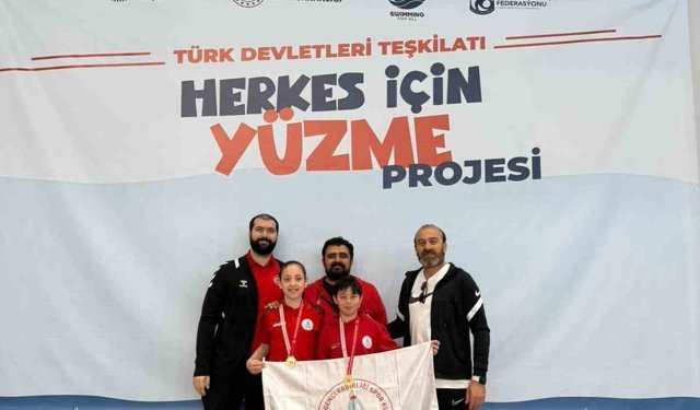 Körfezli genç yüzücüler Azerbaycan'da Türkiye'yi temsil edecek