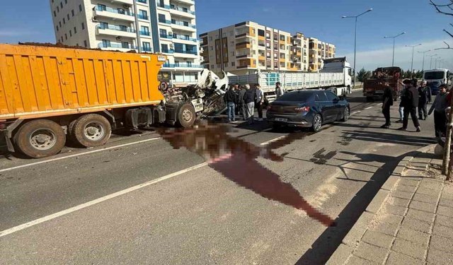 Mardin'de kamyon ile tır çarpıştı: 1 yaralı