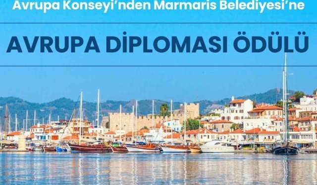 Marmaris Belediyesi'ne Avrupa'dan prestijli ödül