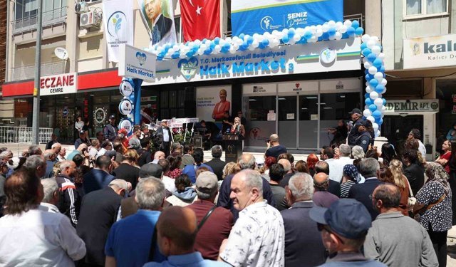 Merkezefendi Halk Market'in 3. şubesi hizmete açıldı