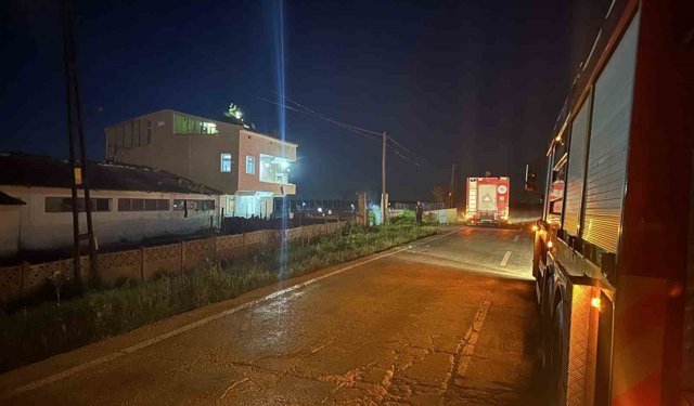 Muratlı'da baca yangını