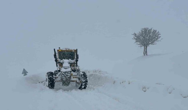 Muş'ta 55 köy yolu kapandı