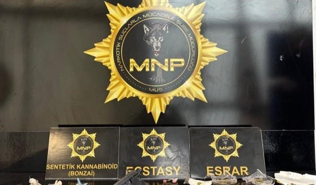 Muş'ta narkotik operasyonu: 9 şüpheliye adli işlem