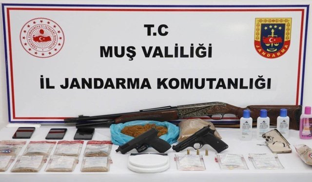 Muş'ta uyuşturucu operasyonu: 2 kişi tutuklandı