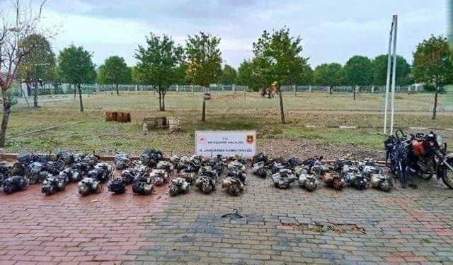 Nevşehir'de motosiklet şaselerini kazıyan şahıslara operasyon: 2 gözaltı