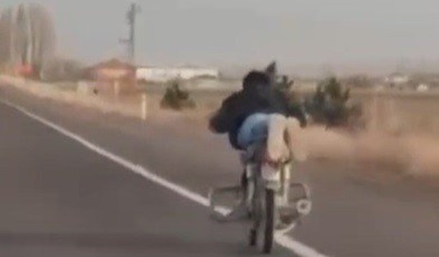 Nevşehir'de trafikte tehlike saçan motosiklet sürücüsüne 88 bin 500 TL ceza