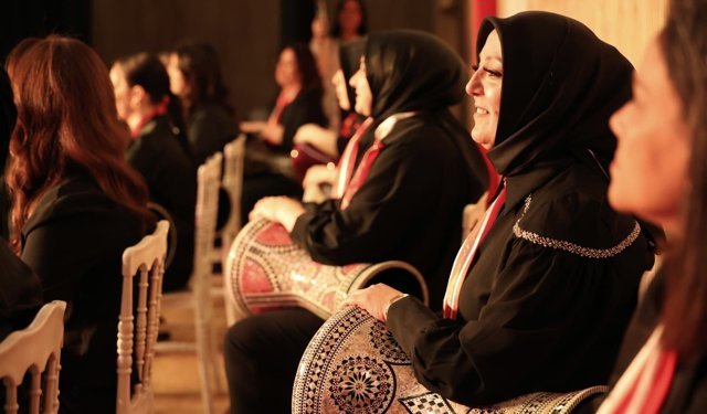 Osmangazi'de kadınlardan muhteşem ritim gösterisi