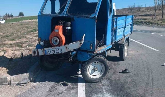 Otomobille patpat çarpıştı: 2 yaralı