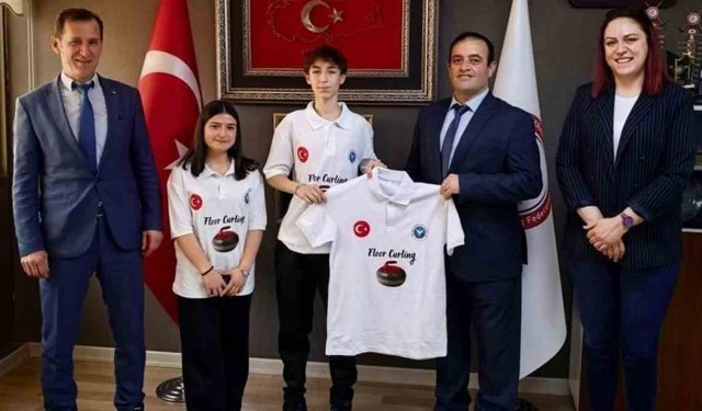 Pazarlar Spor Lisesi'nden Türkiye Curling Federasyonu'na ziyaret
