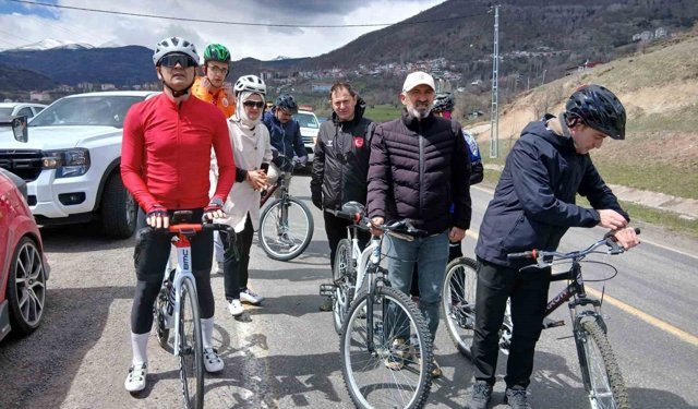 Posof'ta bisiklet turu etkinliği