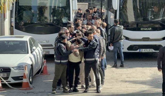 Samsun merkezli suç örgütü operasyonunda 17 tutuklama