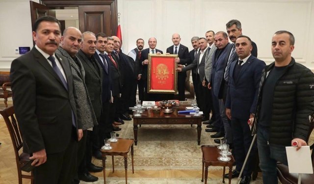 Şehit aileleri ve gazilerden Soylu'ya tam destek