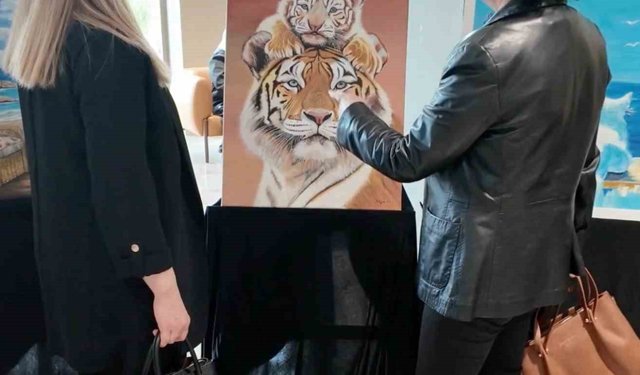 Şehitkamilli hanımların eserleri görücüye çıktı