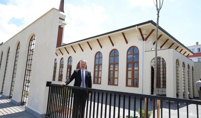 Selçuklu mahallesinin butik Hayrat Cami'si tamamlandı