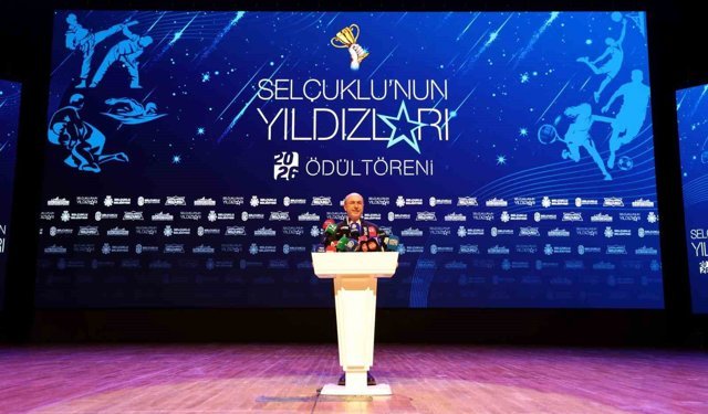 Selçuklu'nun yıldızları ödüllendirildi