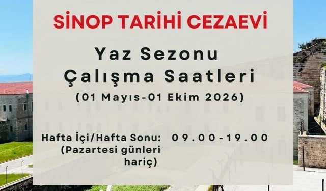 Sinop Tarihi Cezaevi'nde ziyaret saatlerine yeni düzenleme