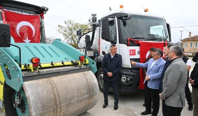 Sinop'a 22,1 milyonluk iş makinesi takviyesi