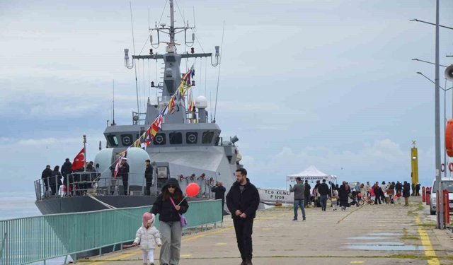 Sinop'ta 23 Nisan coşkusu: TCG Kilimli ve TCSG-DOST ziyarete açıldı