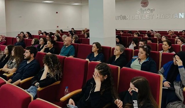 Sinop'ta hastane personeli afetlere karşı bilinçleniyor