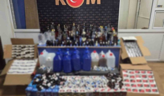 Sivas'ta kaçak alkol operasyonu: 1 kişi tutuklandı