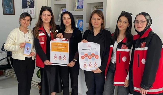 Stajyer öğrencilerden farkındalık çalışması