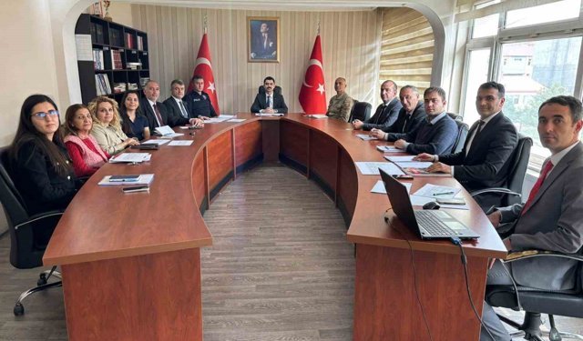 Susuz'da Kurum Amirleri Toplantısı düzenlendi