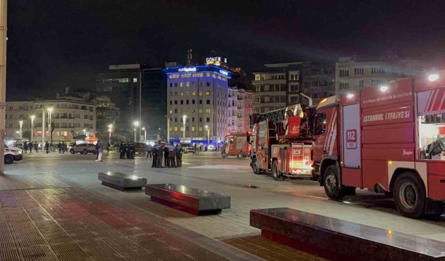Taksim Metro İstasyonu'nunda yangın paniği