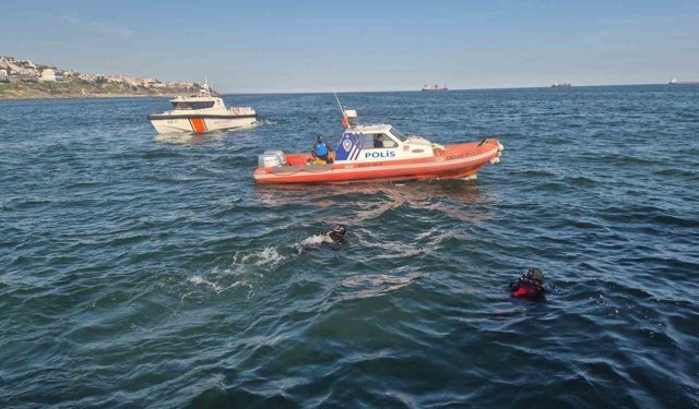 Tekirdağ'da denizde temizlik
