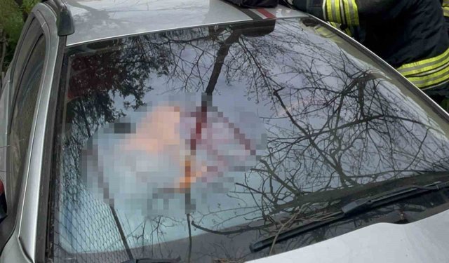 Tekirdağ'da şarampole uçan otomobilin sürücüsü hayatını kaybetti