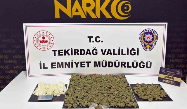 Tekirdağ'da uyuşturucu operasyonlarında 15 kişi tutuklandı