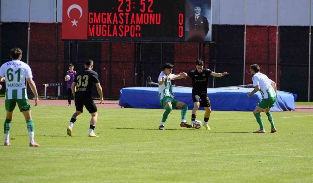 TFF 2. Lig: Kastamonuspor: 0 - Muğlaspor: 3