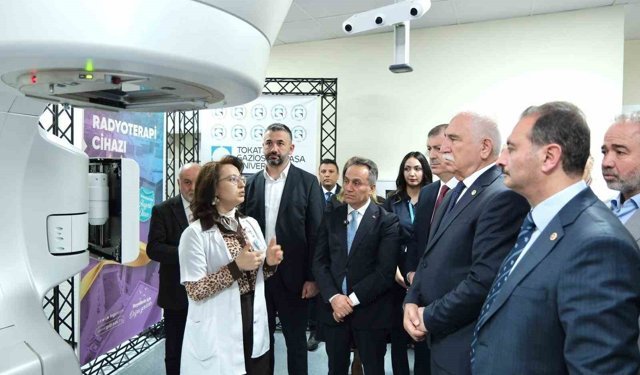 TOGÜ Hastanesi'nde radyoterapi cihazı törenle hizmete girdi