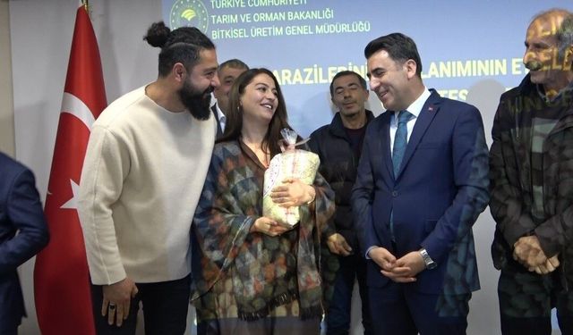 Tunceli'de çiftçilere tohum ve fide desteği