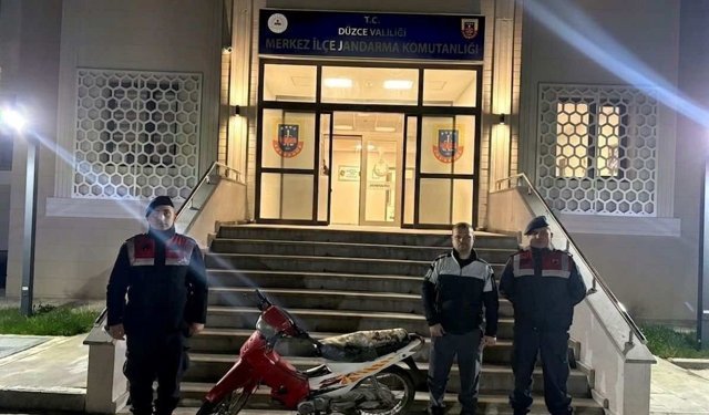 Umudunu kestiği motosikletine 3 yıl sonra jandarma sayesinde kavuştu