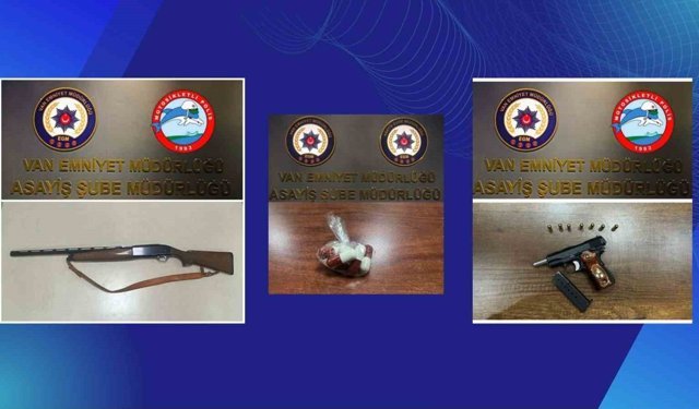 Van'da haftalık asayiş raporu: 61 şahıs tutuklandı