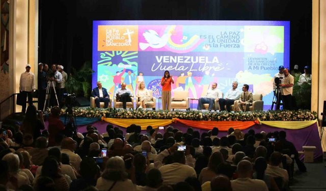 Venezuelalılar ABD yaptırımlarının kaldırılması için yürüyüş başlattı