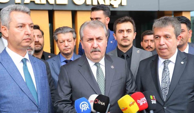 Yaralı öğrencileri ziyaret eden BBP lideri Destici'den 'aile' vurgusu