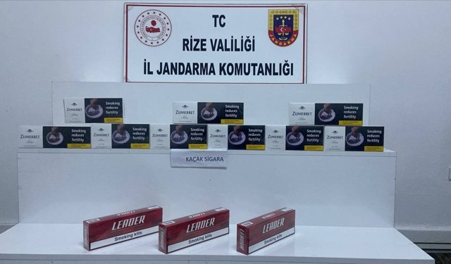 Rize’de Kaçakçılığa Geçit Yok: Jandarmadan Operasyon