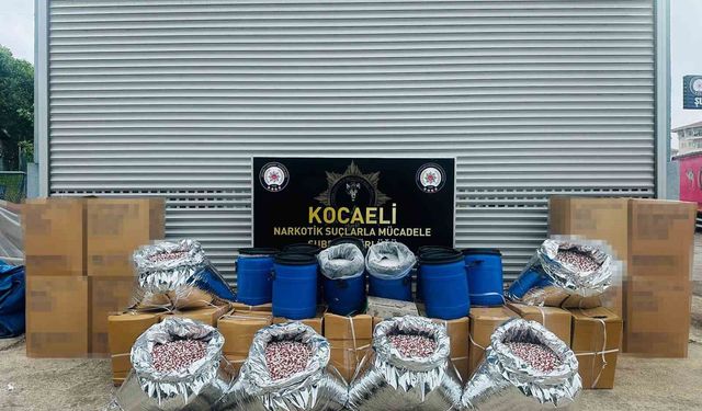 40 milyon haplık uyuşturucu üretimi son anda engellendi
