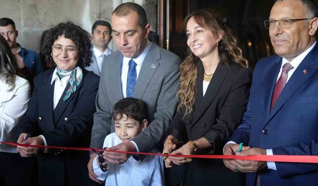 Anadolu Selçukluları döneminde inşa edilen Ejder Kervansarayı'nda 'Nakş-ı Saray' sergisi