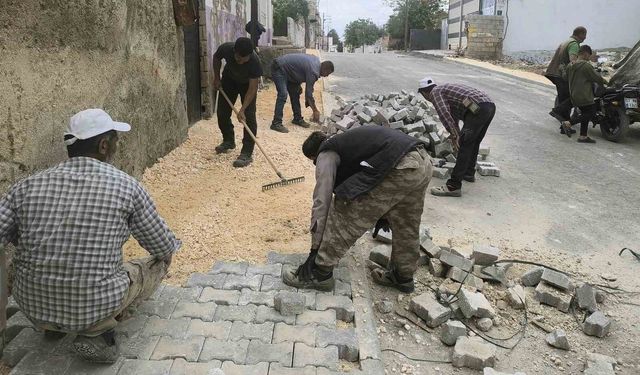 Araban'da cadde ve sokaklarda iyileştirilme çalışmaları sürüyor