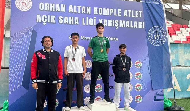Aydınlı sporculardan Konya'da madalya yağmuru