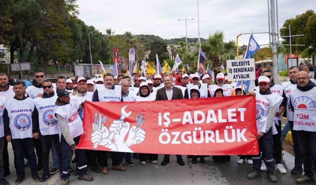 Ayvalık'ta 1 Mayıs coşkusu
