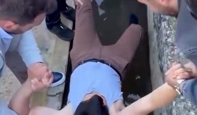 Bayram namazına gelmeyenleri buz gibi suya attılar